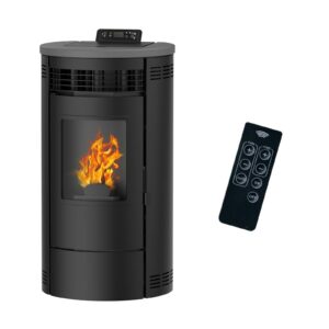 Estufa de pellets estanca Flavia 15 kW Negro Sannover