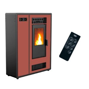 Estufa de pellets Air Slim Astral 12,2 kW Burdeos Sannover