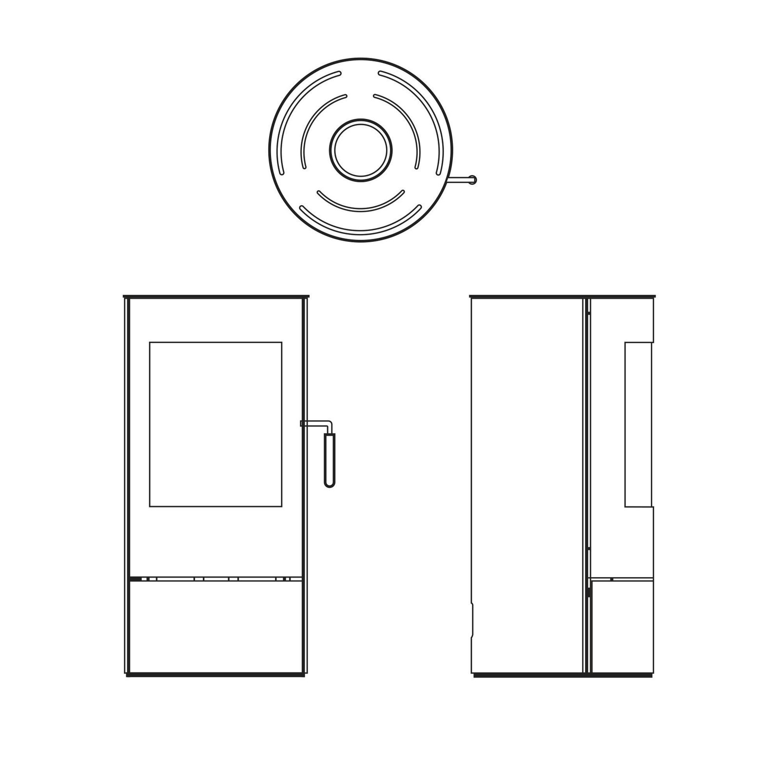 Estufa de Leña Oscar 8,2 kW Sannover - Imagen 2