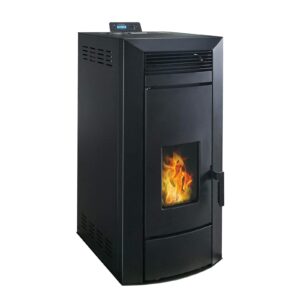 Estufa de pellets hidráulica Etanche Anita 21 kW Negro Sannover