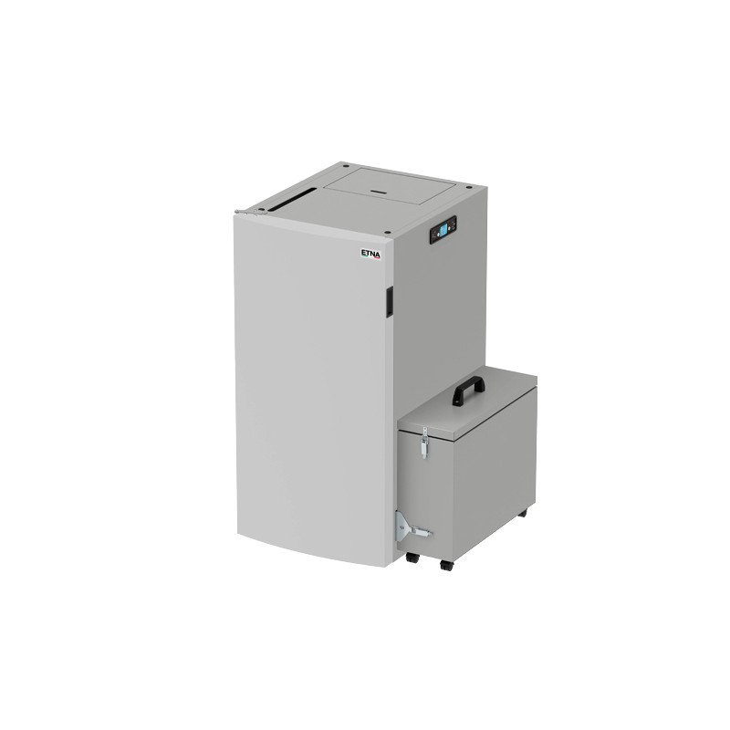 Caldera de pellets Vinti-Legna con crisol autolimpiante y compactador de cenizas