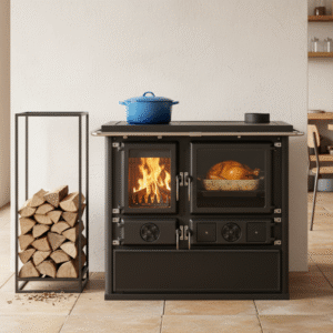 Estufa de leña jaspe - 9 Kw