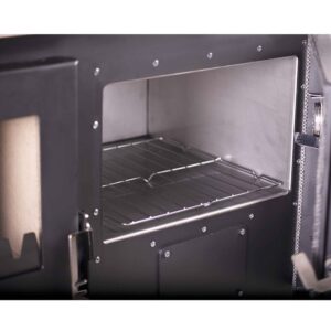 Estufa de leña Mervio XL Inox - 7,7 Kw