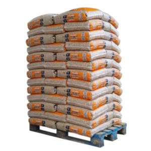 Pellets Wooday-Palet de 65 Sacos de 15 kg – 100% Madera blanda
