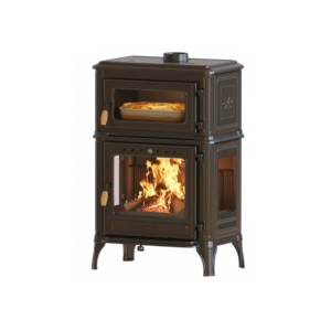 Estufa de leña con horno de granito - 11 Kw