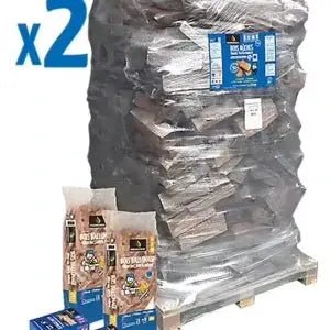 2 packs de leña Woodstock en troncos de 40 cm