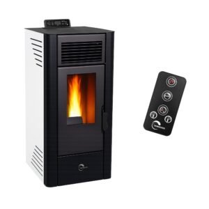 Estufa de pellets Sannover Anita 11,6 kW blanca