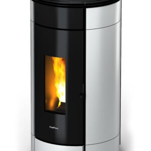 Estufa de pellets Freepoint Globe 10,5 kW blanca