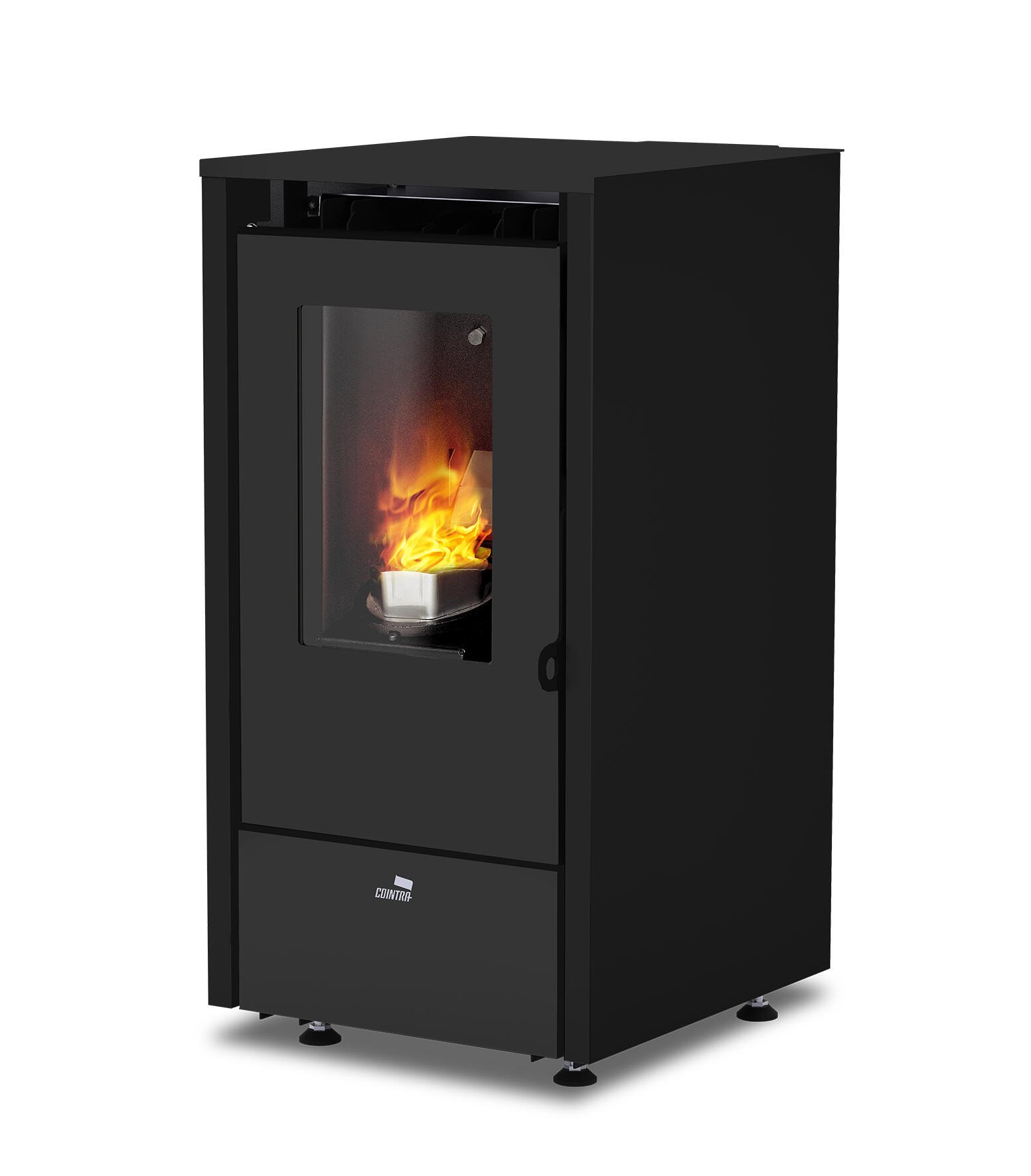 Estufa de pellets Cointra Eco Mensa Nero 6,4 kW negra